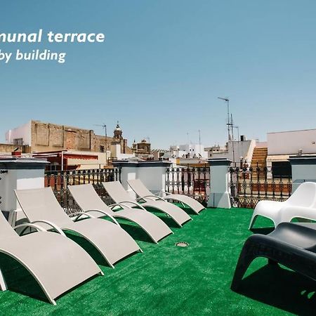 Hostly Rivero 2B Center-Fibre-Communal Terrace-Parking Optional-Cless Sevilla Exteriör bild